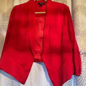 Torrid pink stretch crepe blazer